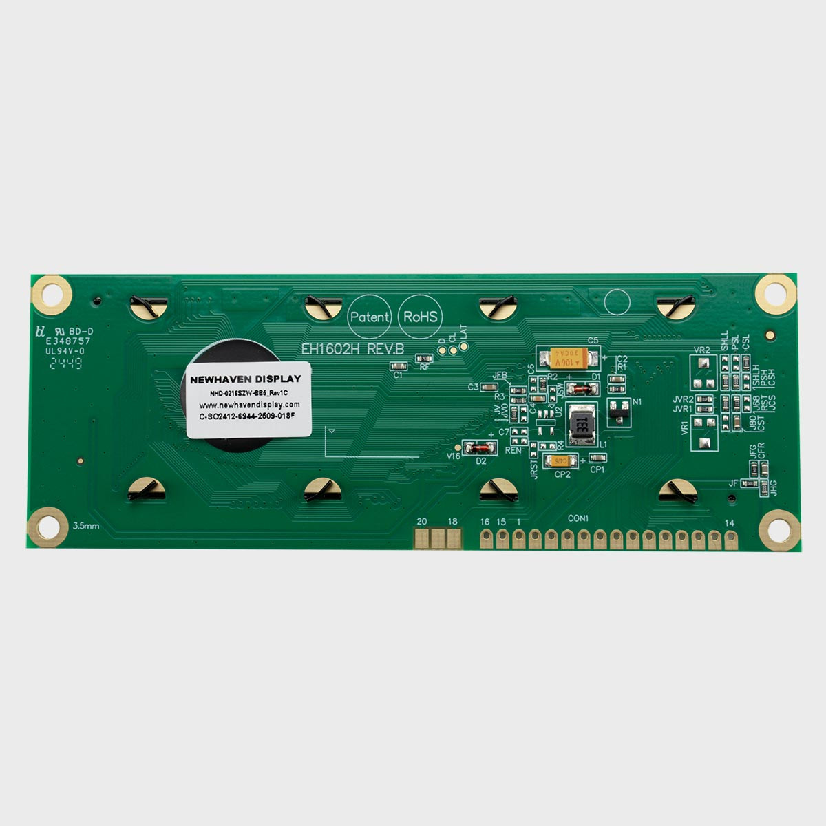 Blue 16x2 Character OLED Module