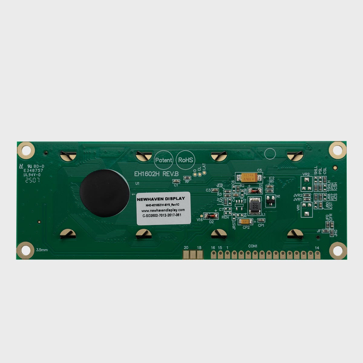 Yellow 16x2 Character OLED Module