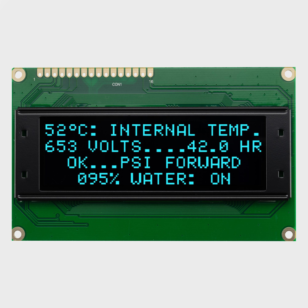 Blue 20x4 Character OLED Module