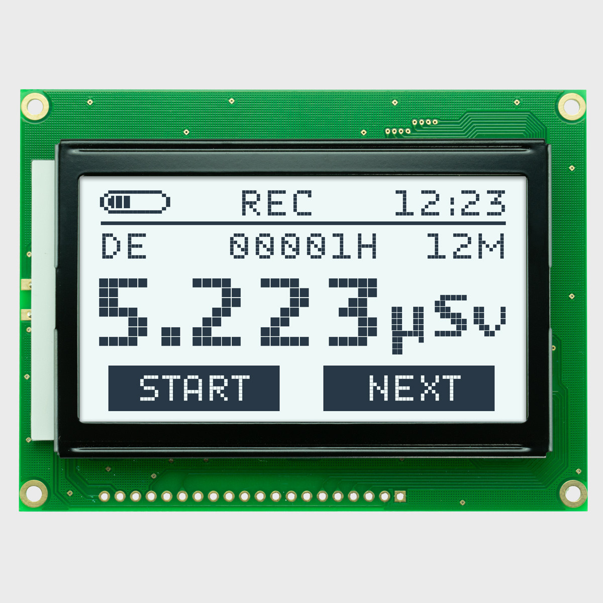 液晶ディスプレイ 128x64 Graphic LCD Module | STN+ Gray with Side White Backlight