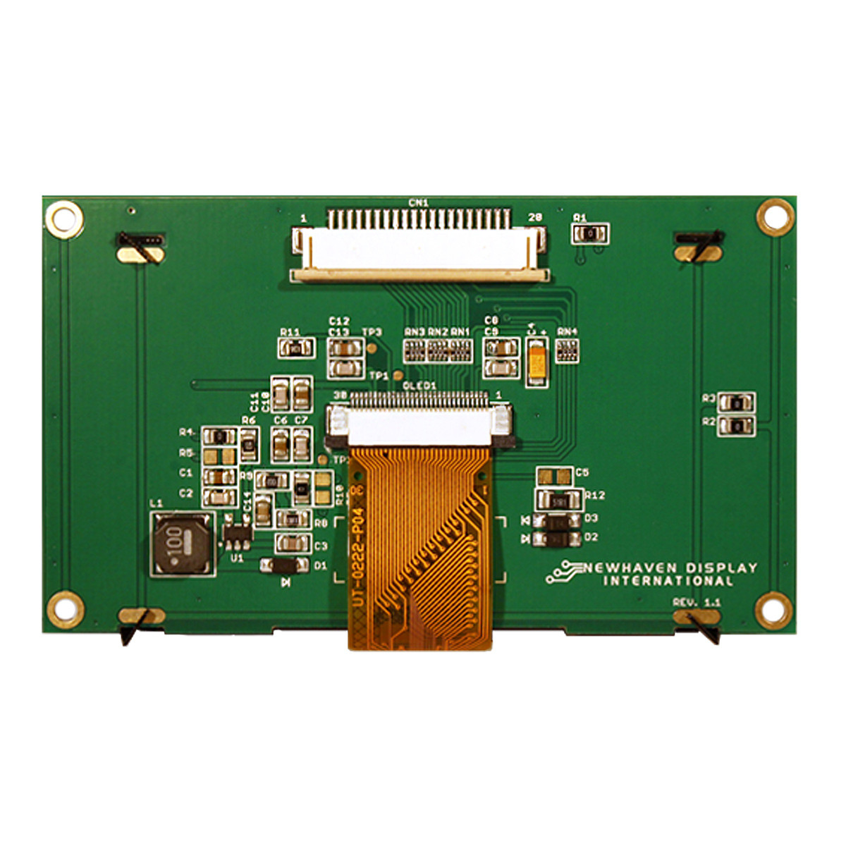 Hanaページ 2.7 inch Yellow Graphic OLED Module with Molex Connector