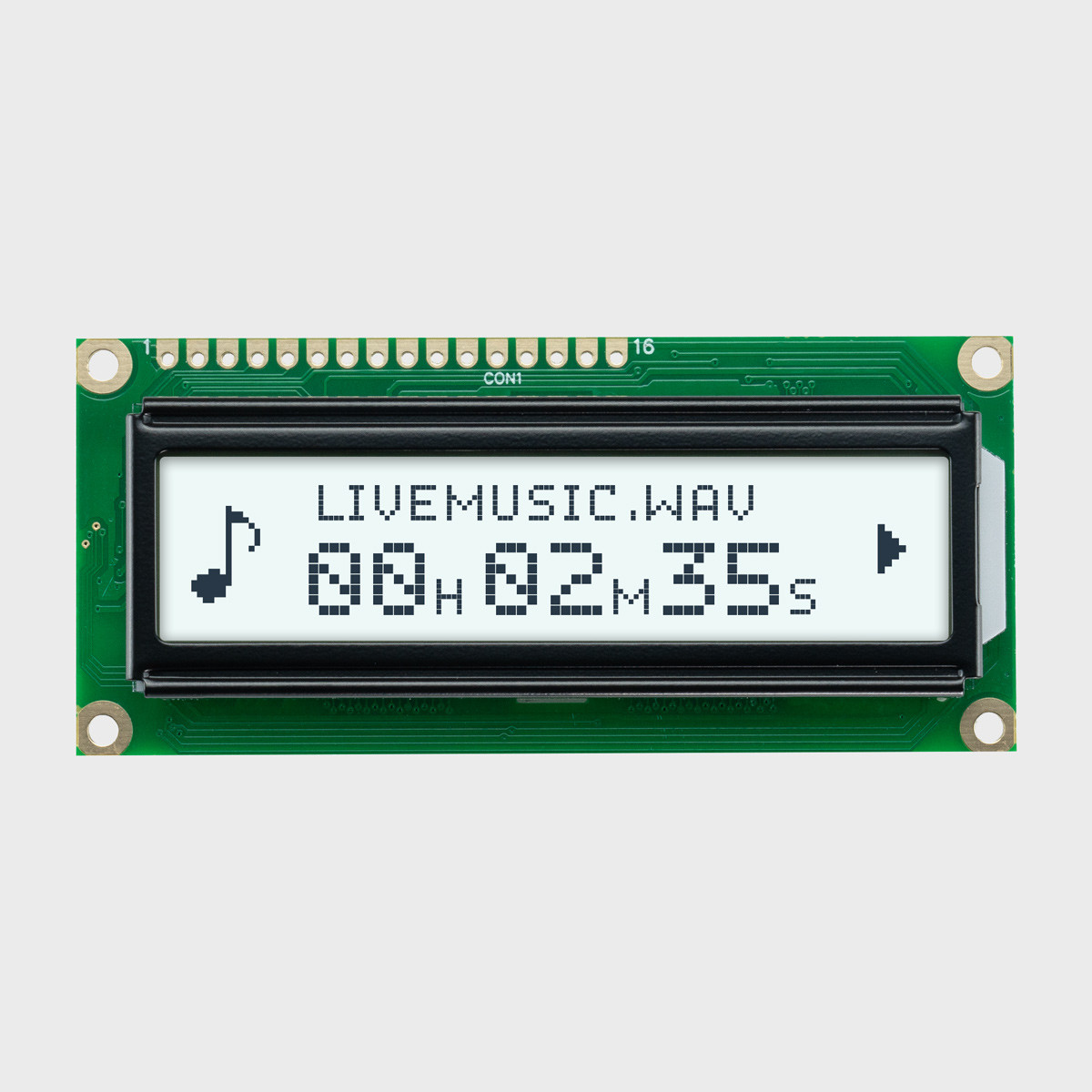 144x32 Graphic LCD Module | FSTN+ Display with White Backlight