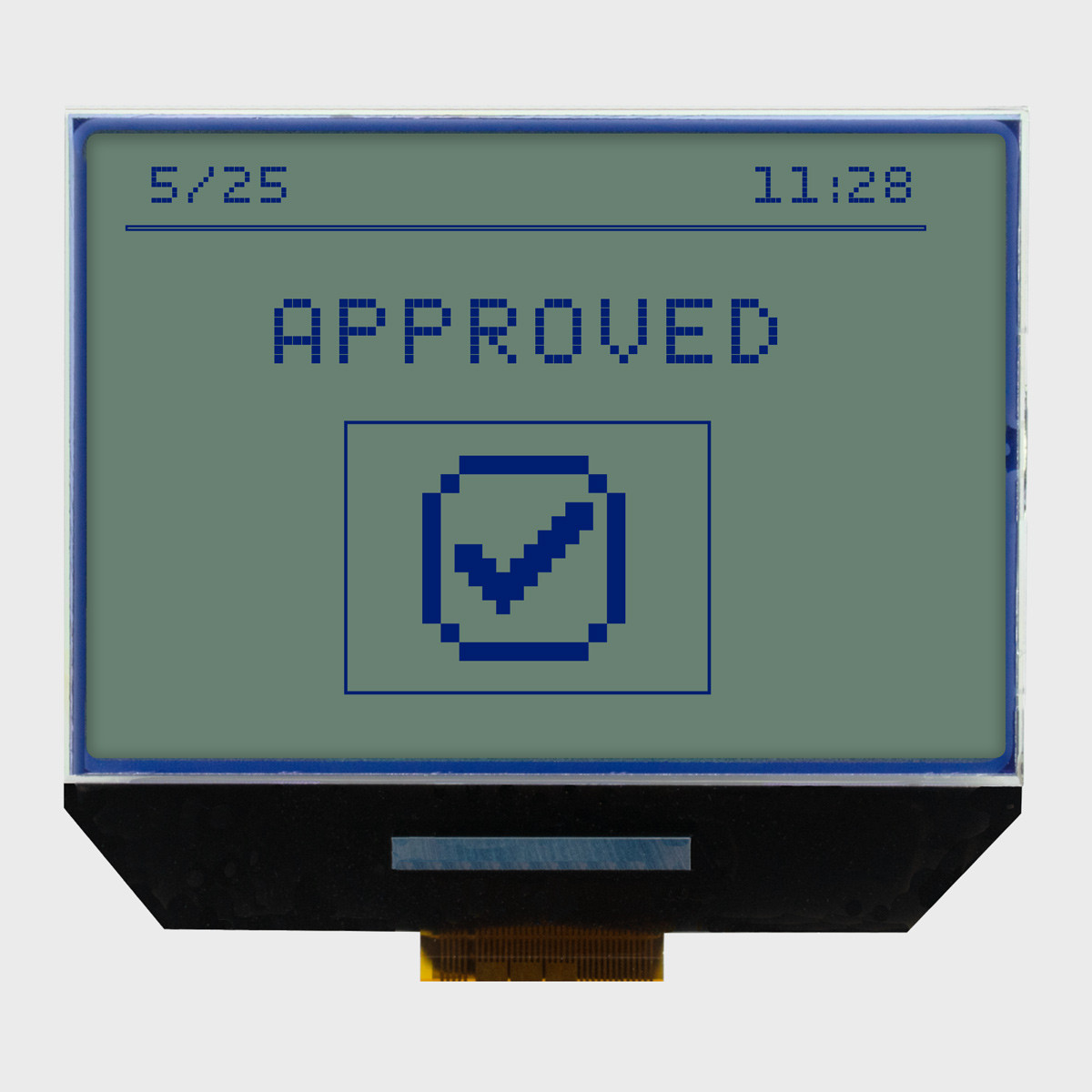 sin57ページ 128X64 Graphic LCD Module | STN- Blue Display with White Side