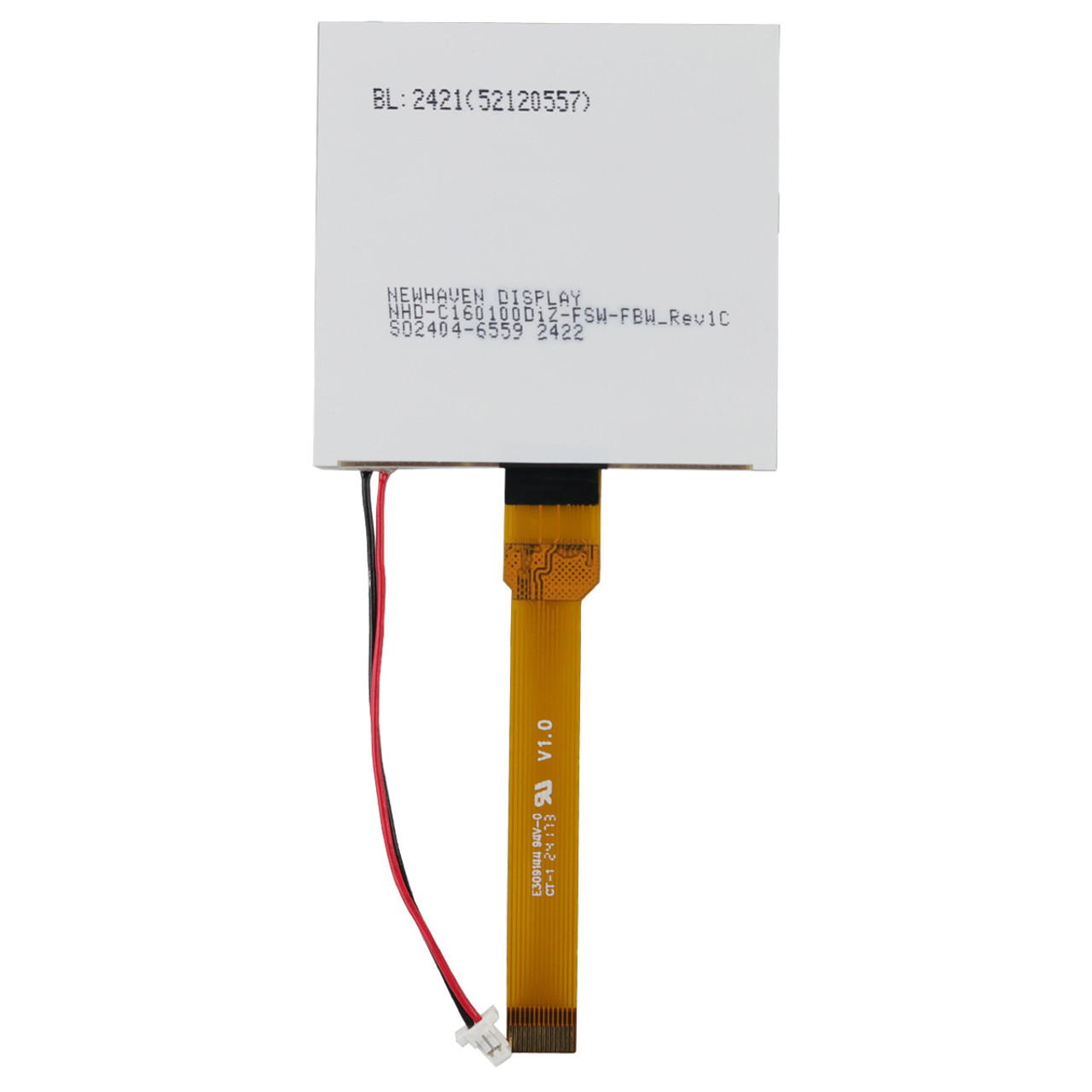 160x100 Graphic COG LCD | FSTN+ Display with Side White