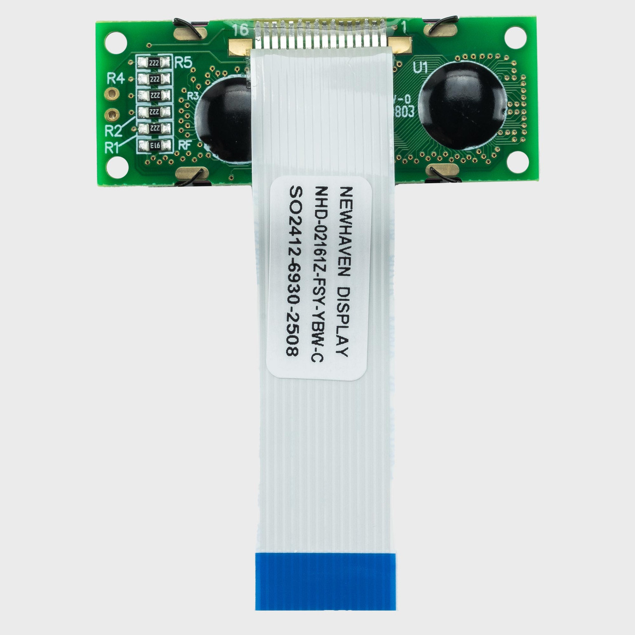 16x2 Character LCD | STN+ Yellow/Green with Side Y/G Backlight and