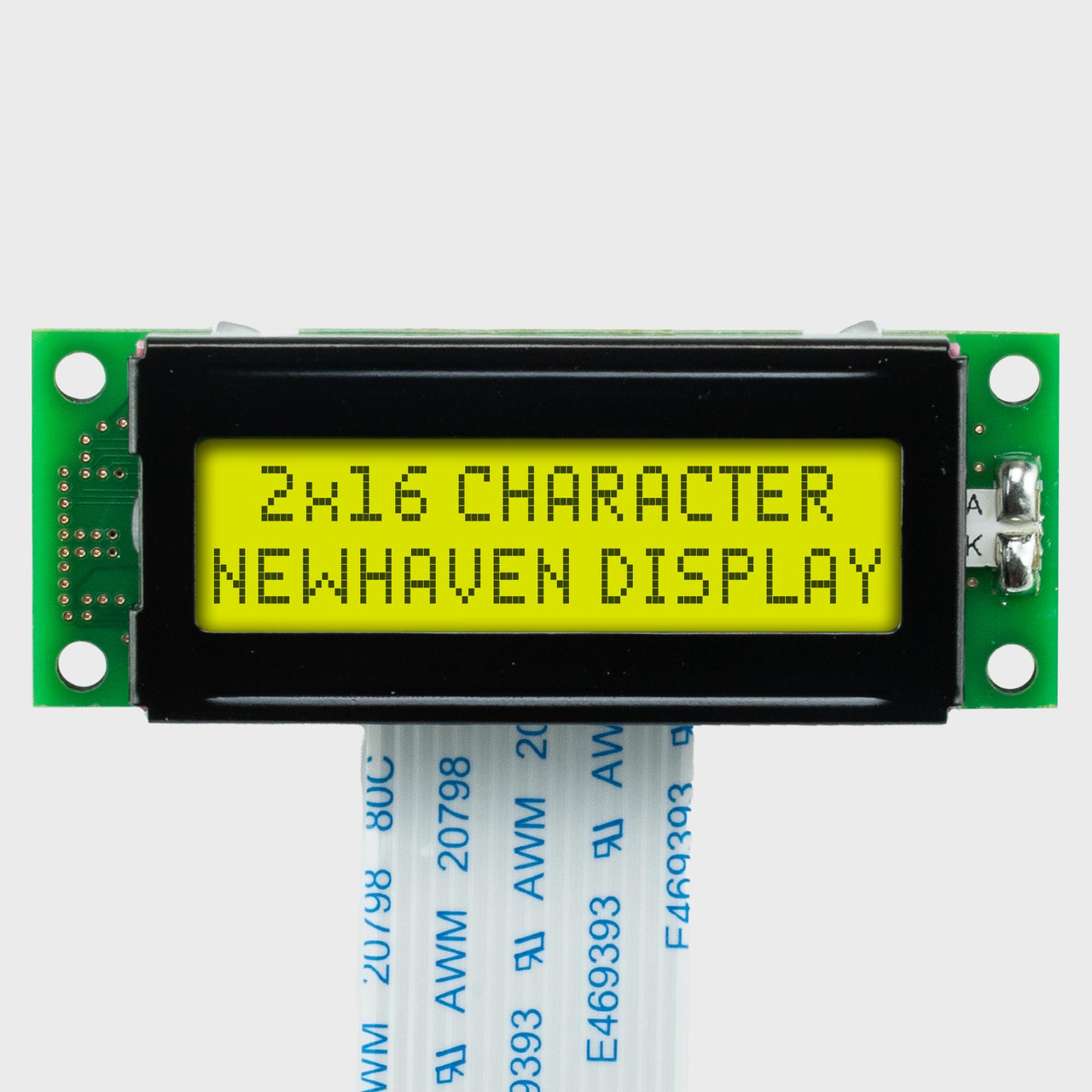 16x2 Character LCD | STN+ Yellow/Green with Side Y/G Backlight and