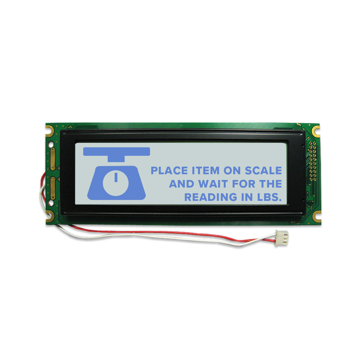 240X64 Graphic LCD Module | STN + Gray Display with White Backlight