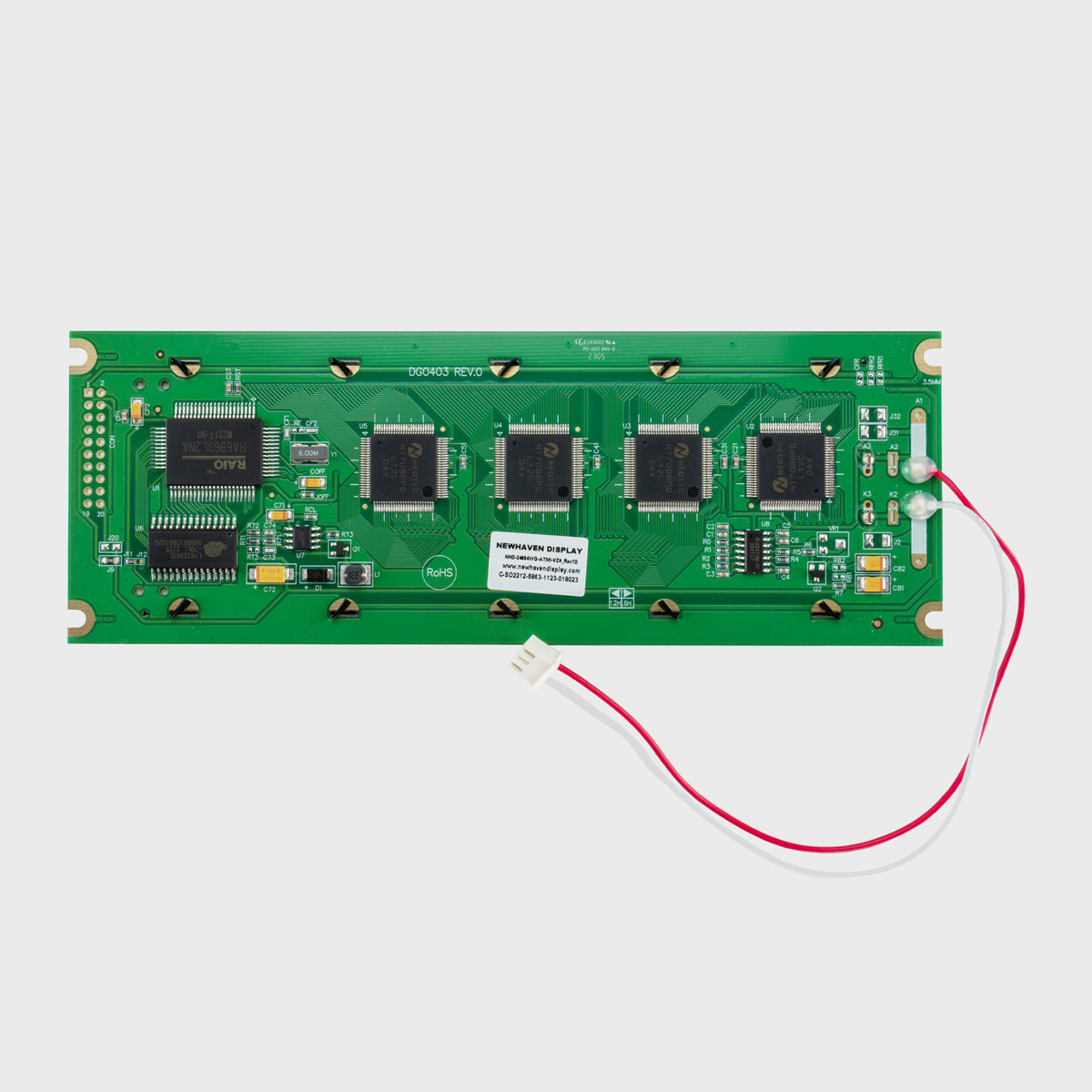240X64 Graphic LCD Module | STN- Blue Display with White Side