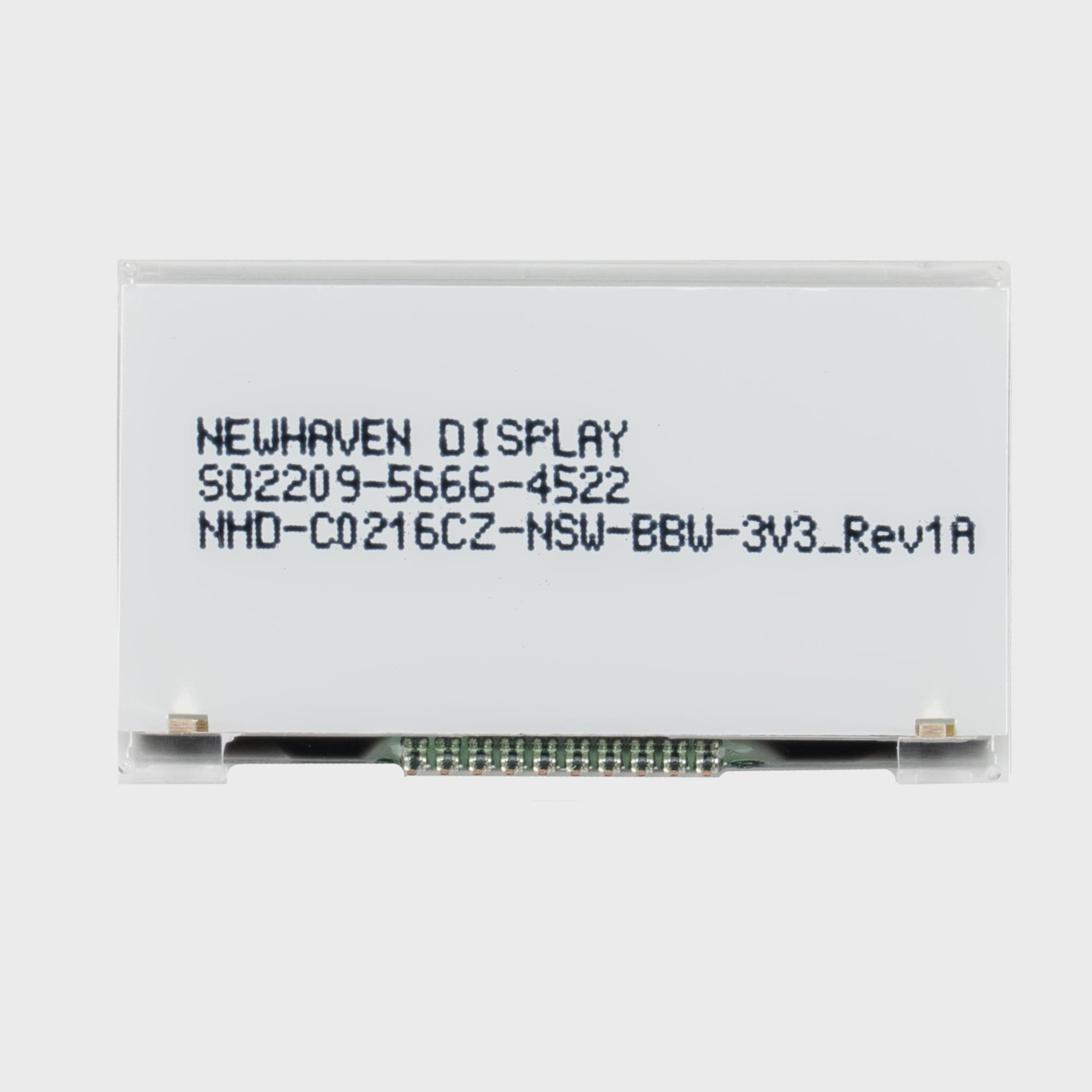 16x2文字COG LCD｜サイドホワイトバックライト3VのSTN-ブルーディスプレイ