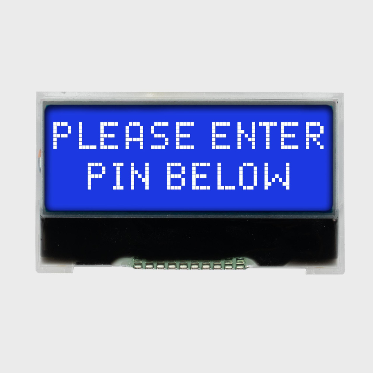 16x2 Character COG LCD | STN- Blue Display with Side White