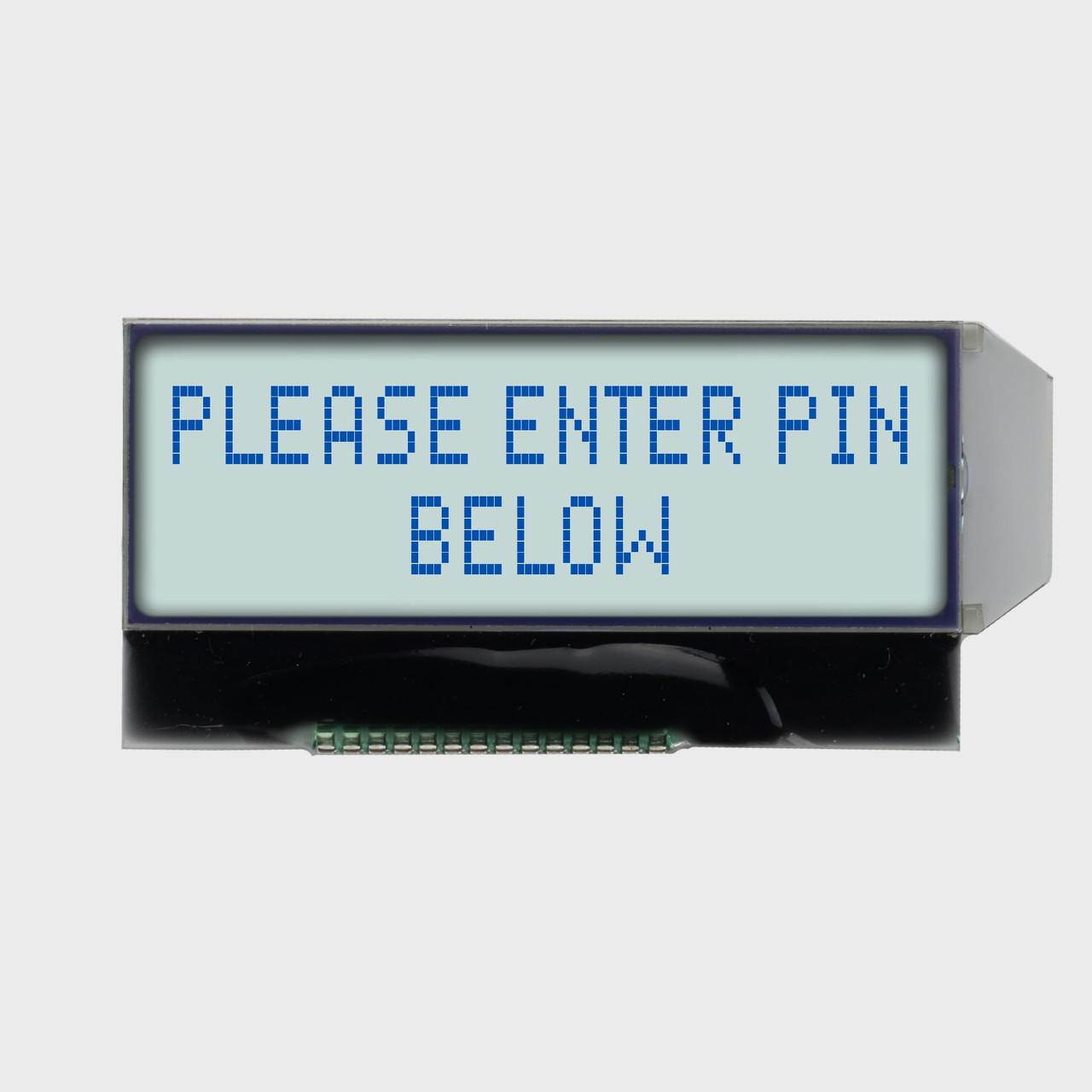 チャンコページ 16x2 Character COG LCD | STN+ Gray Display with Side White Backlight