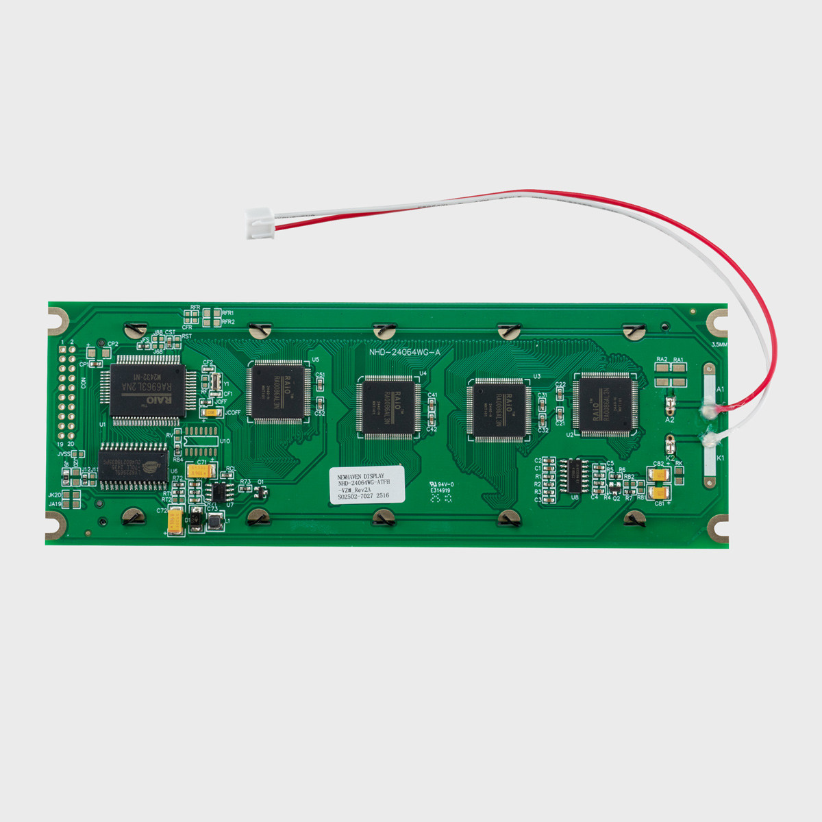 240x64 Graphic LCD Module | FSTN + Display with White Backlight