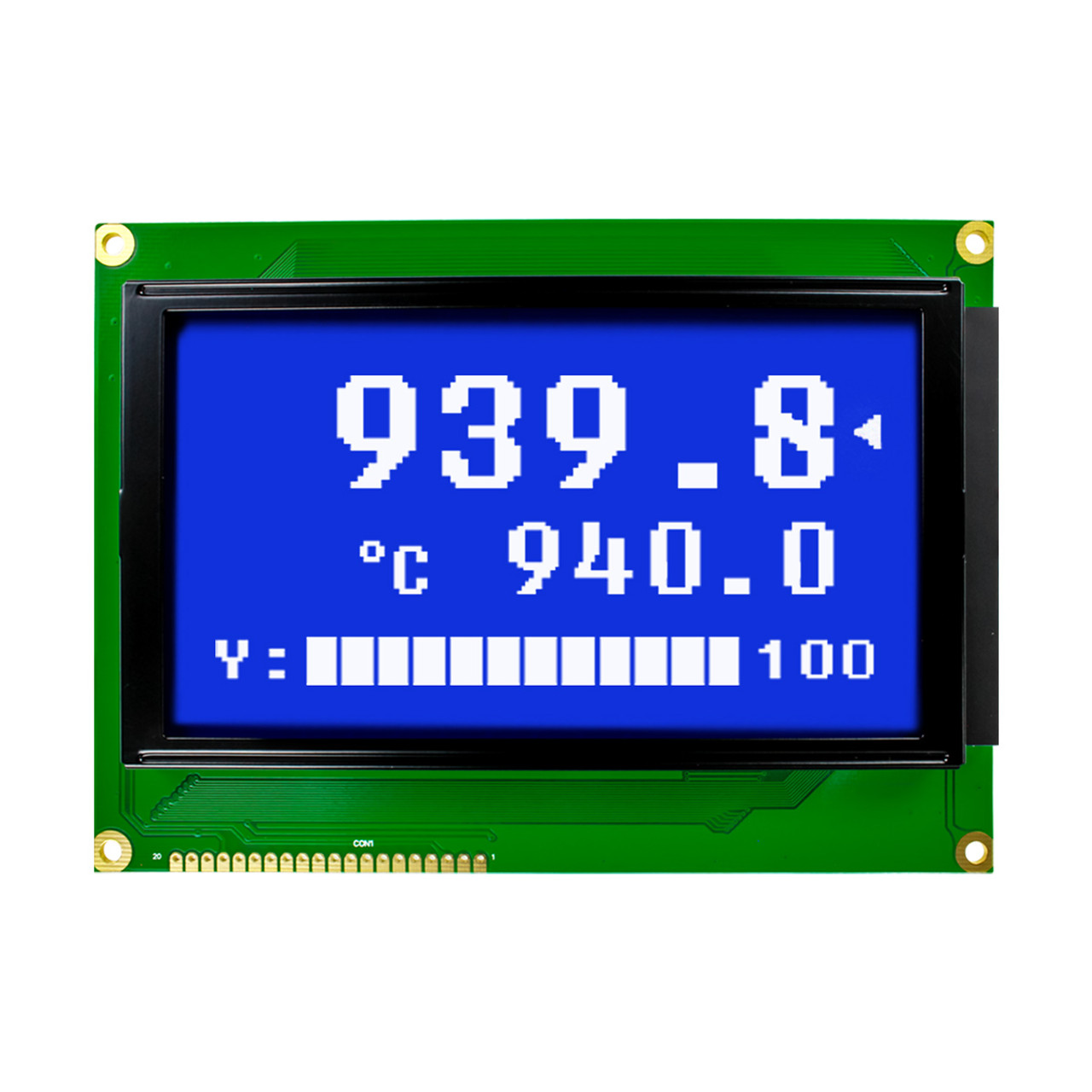 240X128 Graphic LCD Module | STN - Blue Display with White Backlight