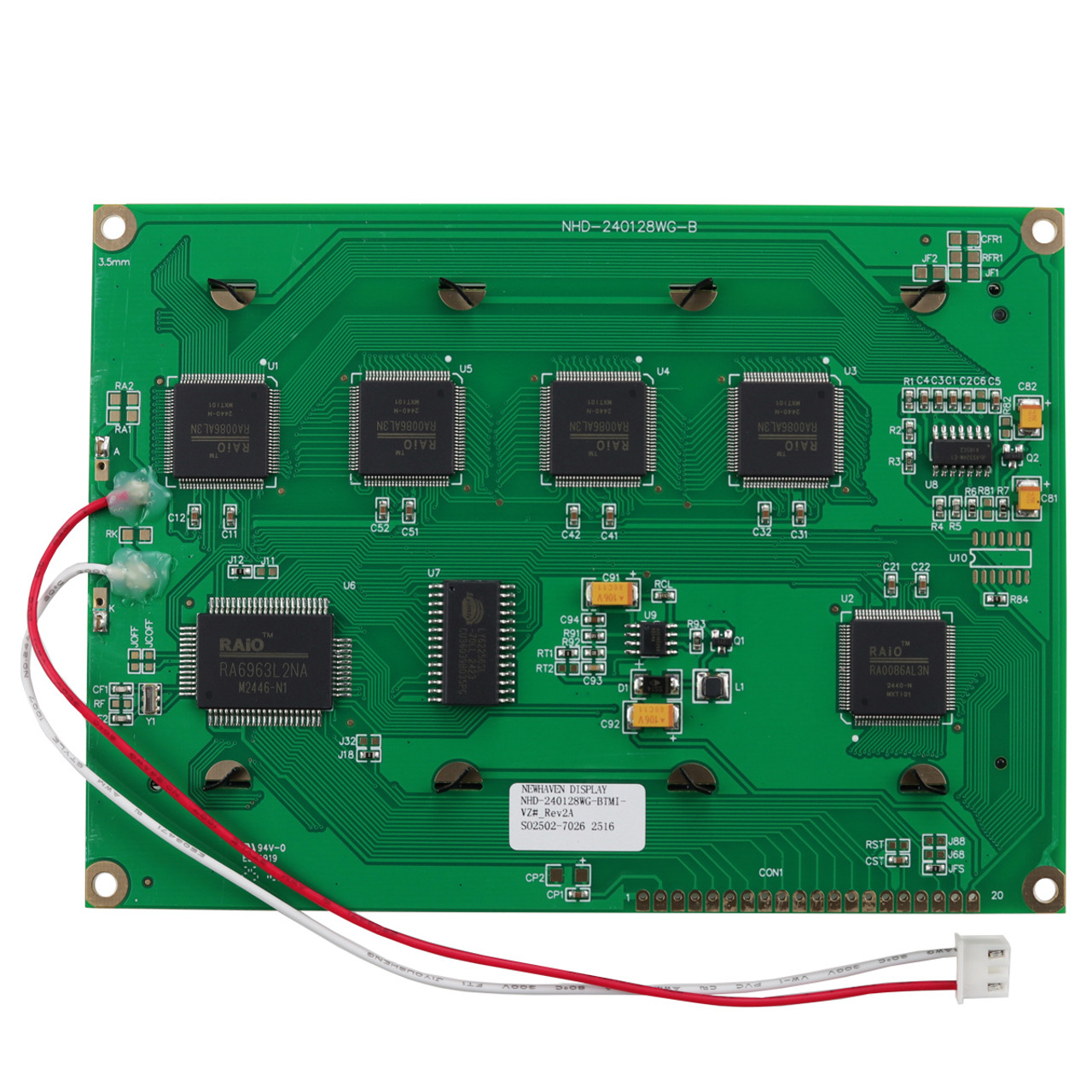 240x128 Graphic LCD Module | STN - Blue with White Backlight