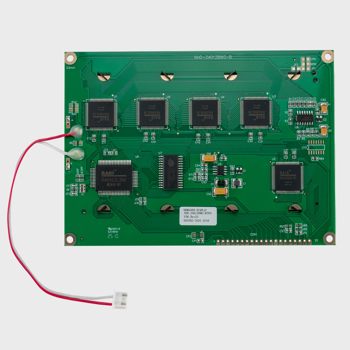 240x128 Graphic LCD Module | FSTN + with White Backlight