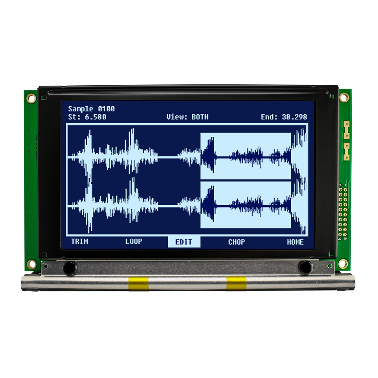 240X128 Graphic LCD Module | FSTN - Display with White CCFL Backlight +  5-Pin Connector