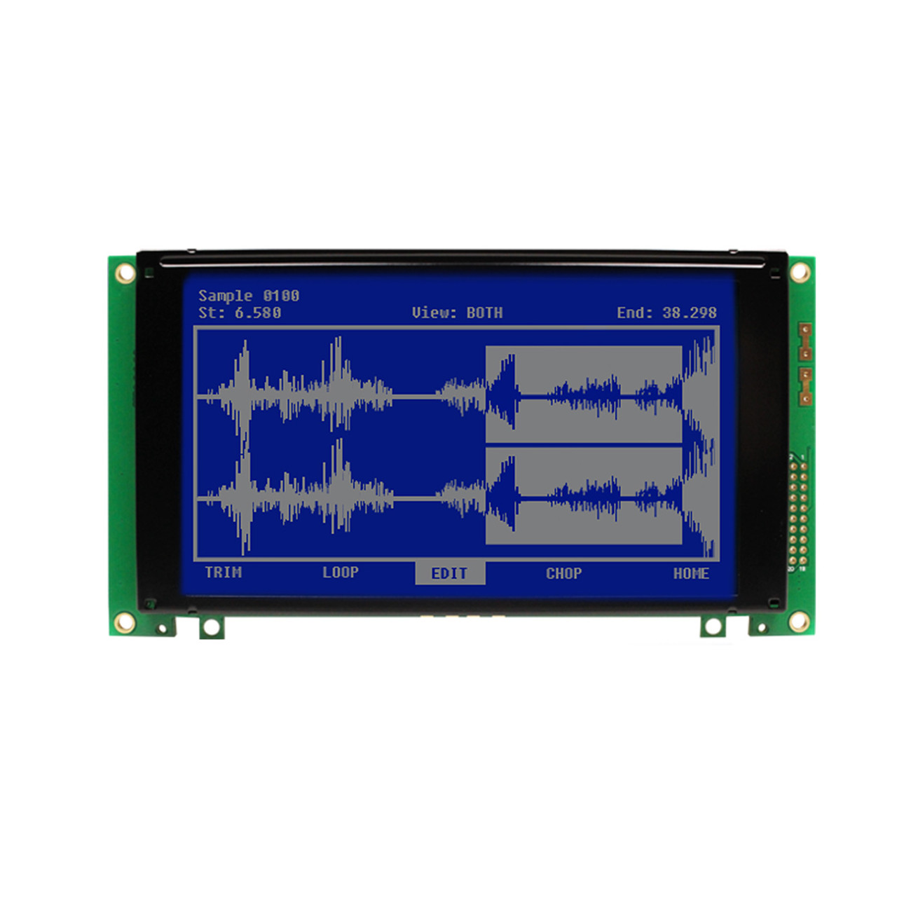 240X128 Graphic LCD Module | STN - Blue Display with White Backlight