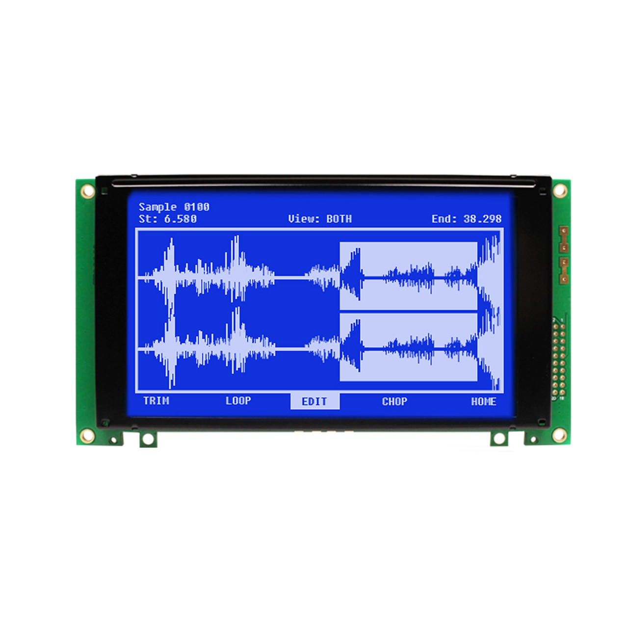 240X128 Graphic LCD Display | STN - Blue Display with White Backlight