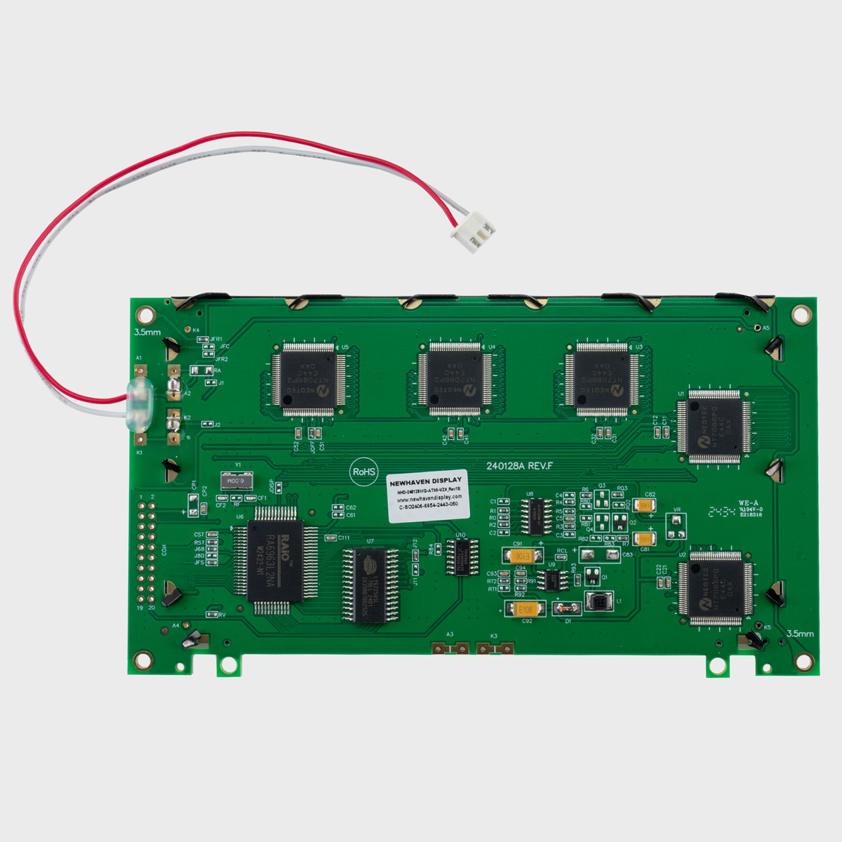 240X128 Graphic LCD Module | STN - Blue Display with White Backlight