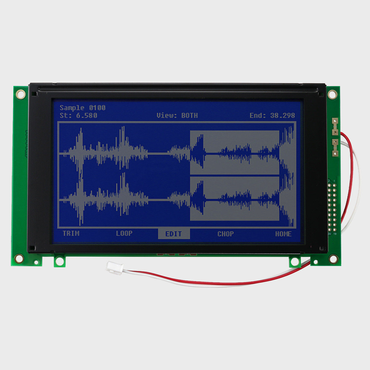 240X128 Graphic LCD Module | STN - Blue Display with White Backlight