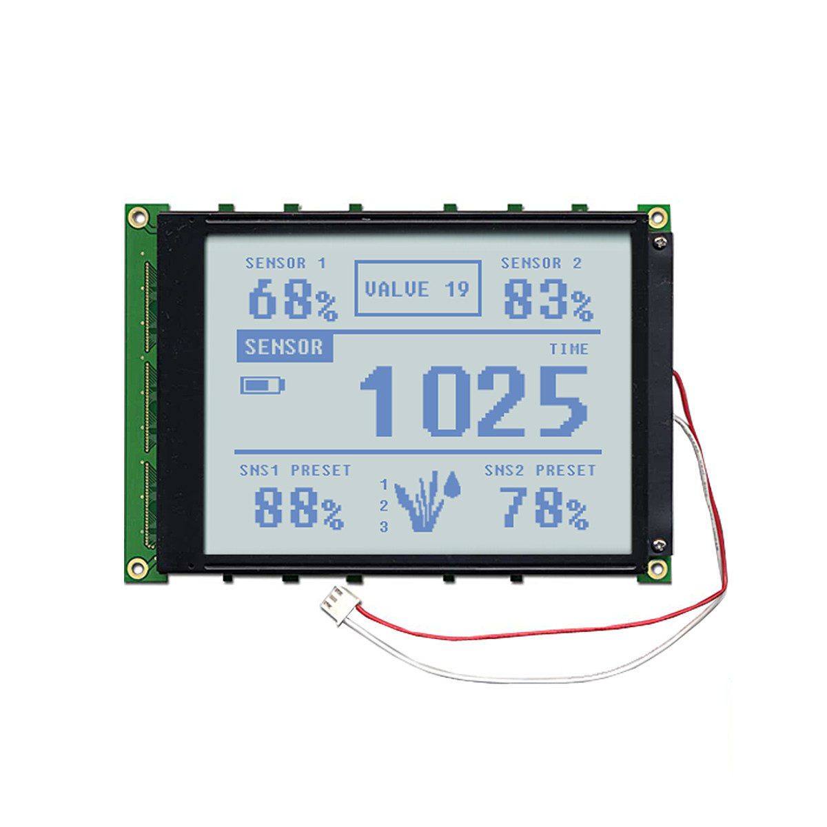 320x240 Graphic LCD Module | STN+ Gray with White Backlight 3.3V