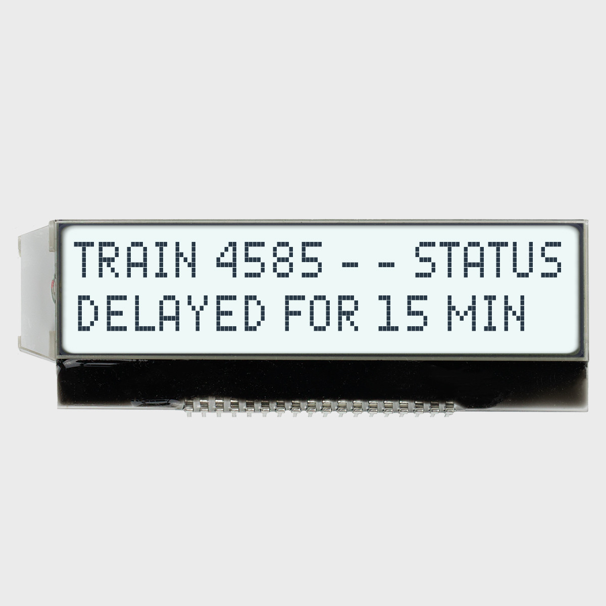 ＊ファイン＊ページ 20x2 Character COG LCD | FSTN+ 12:00 View with Side White Backlight 3V
