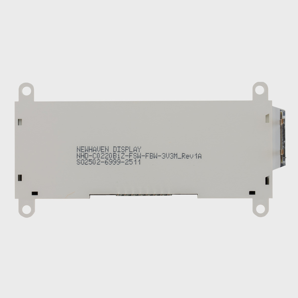 20x2 Character COG LCD | FSTN+ Display with Mounting Holes