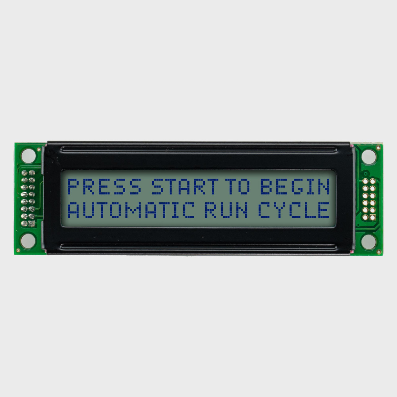 カズヒロ　ディスプレイ　レジン天板 20x2 Character LCD | STN+ Gray Display with Side White Backlight +