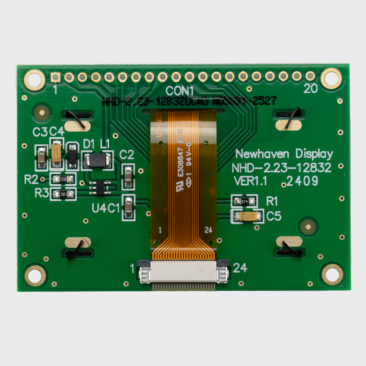 2.23 inch White Graphic OLED Module