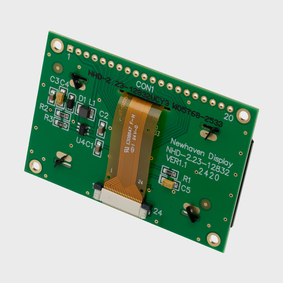 2.23 inch Yellow Graphic OLED Module