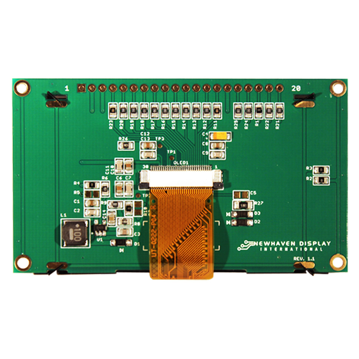 2.7 inch Yellow Graphic OLED Module