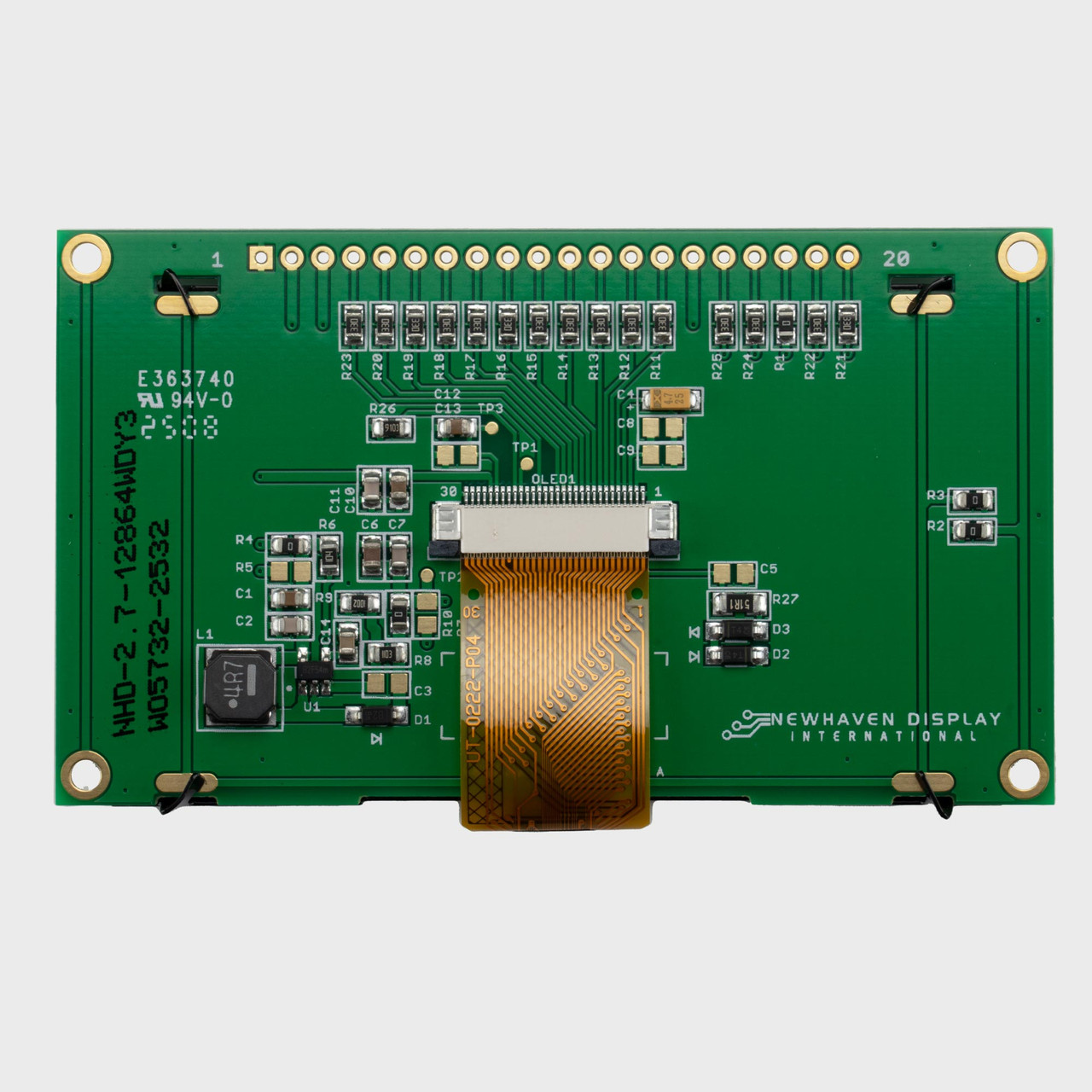 2.7 inch Yellow Graphic OLED Module