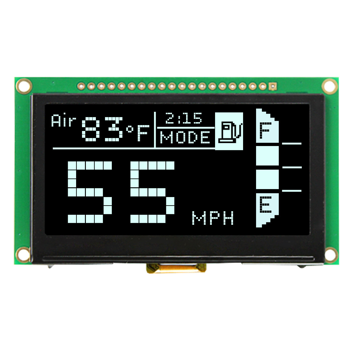 zdchhページ 2.7 inch White Graphic OLED Module