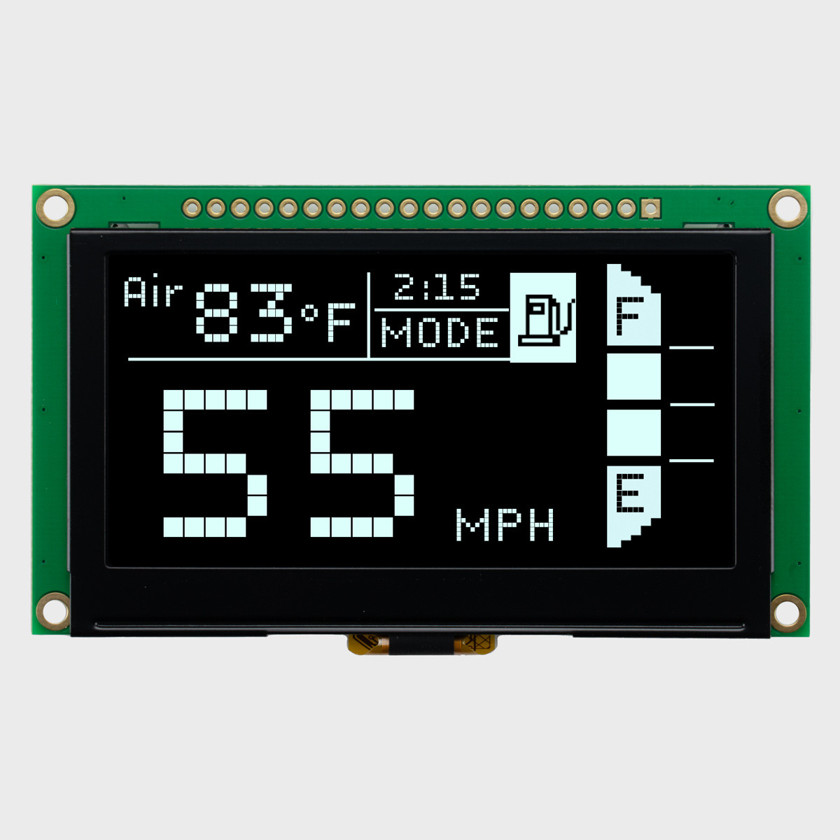 monページ 2.7 inch White Graphic OLED Module
