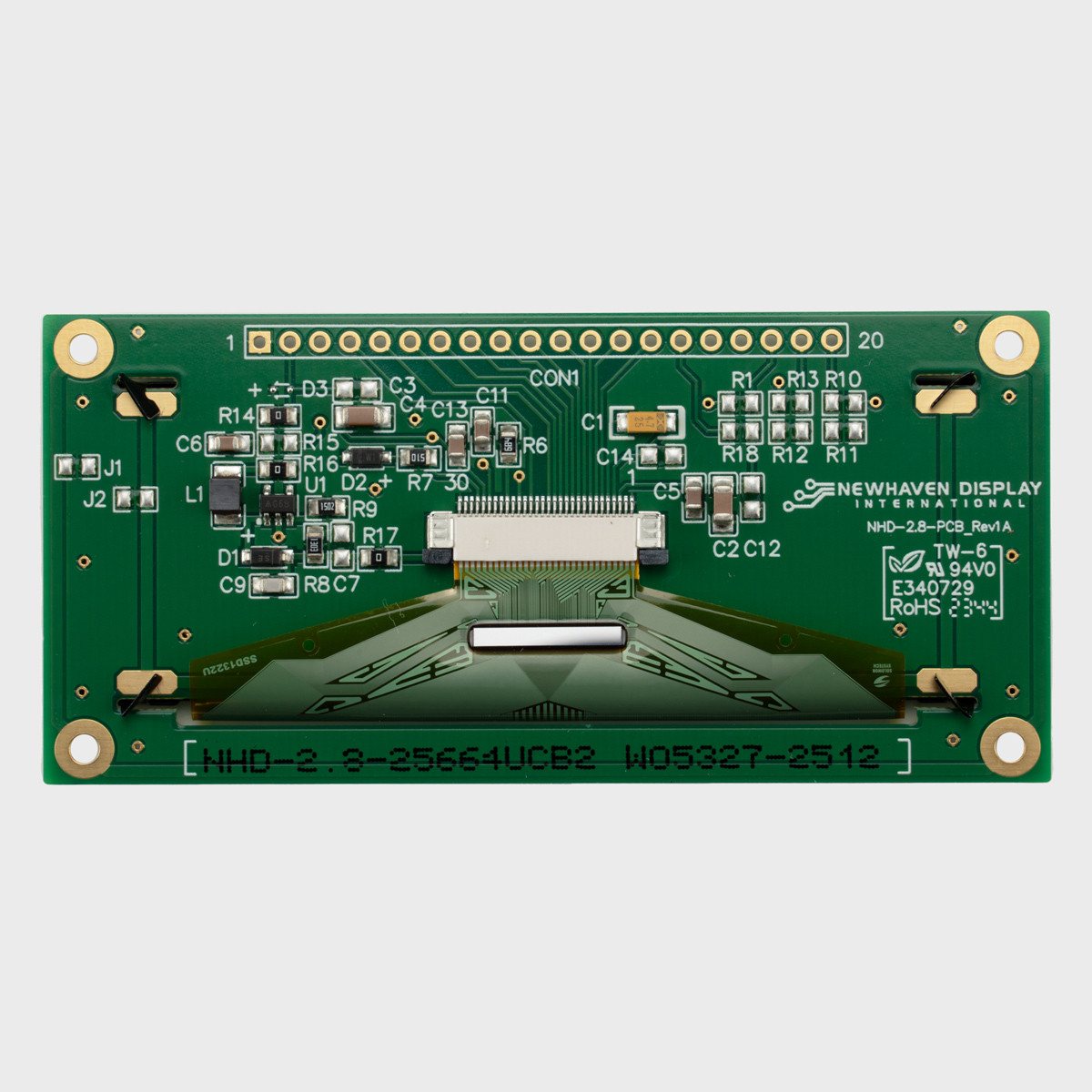 2.8 inch Blue Graphic OLED Module