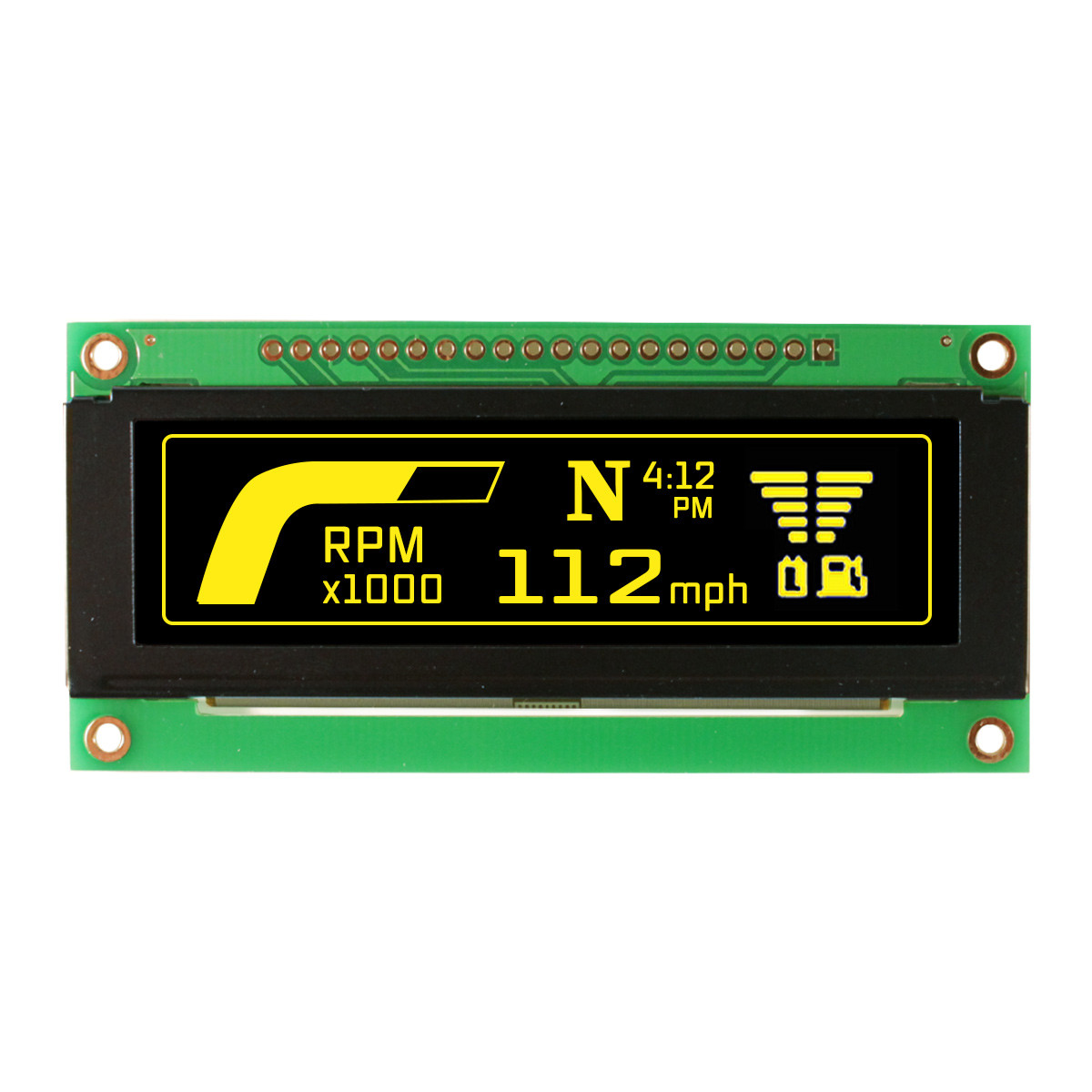 nrmiページ 2.8 inch Yellow Graphic OLED Module