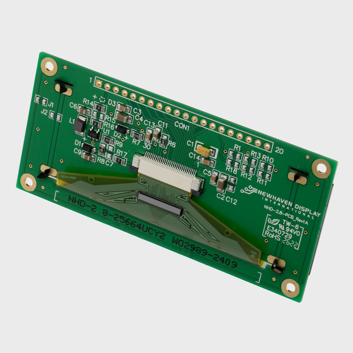 2.8 inch Yellow Graphic OLED Module