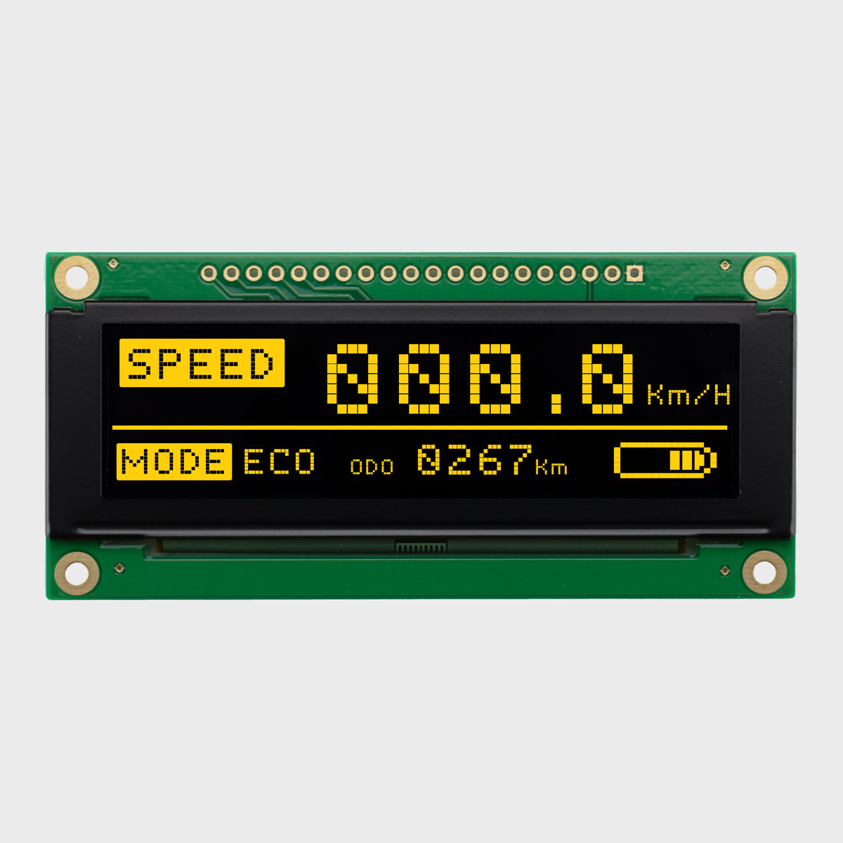 NEE デモ CD 1-2 2.8 inch Yellow Graphic OLED Module
