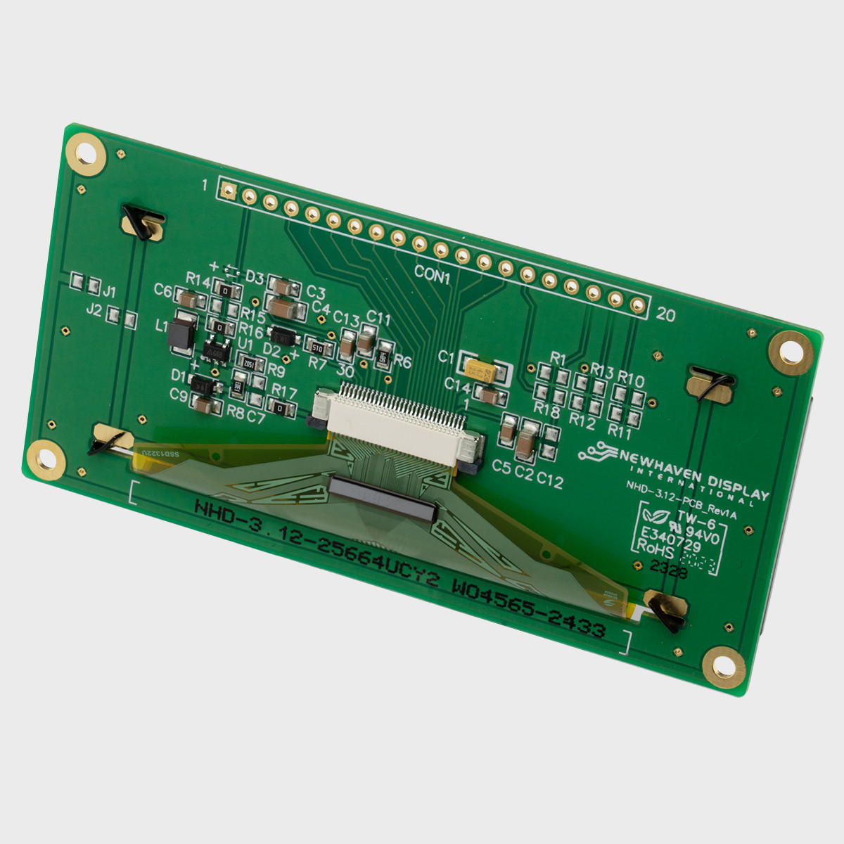 3.12 inch Yellow Graphic OLED Module