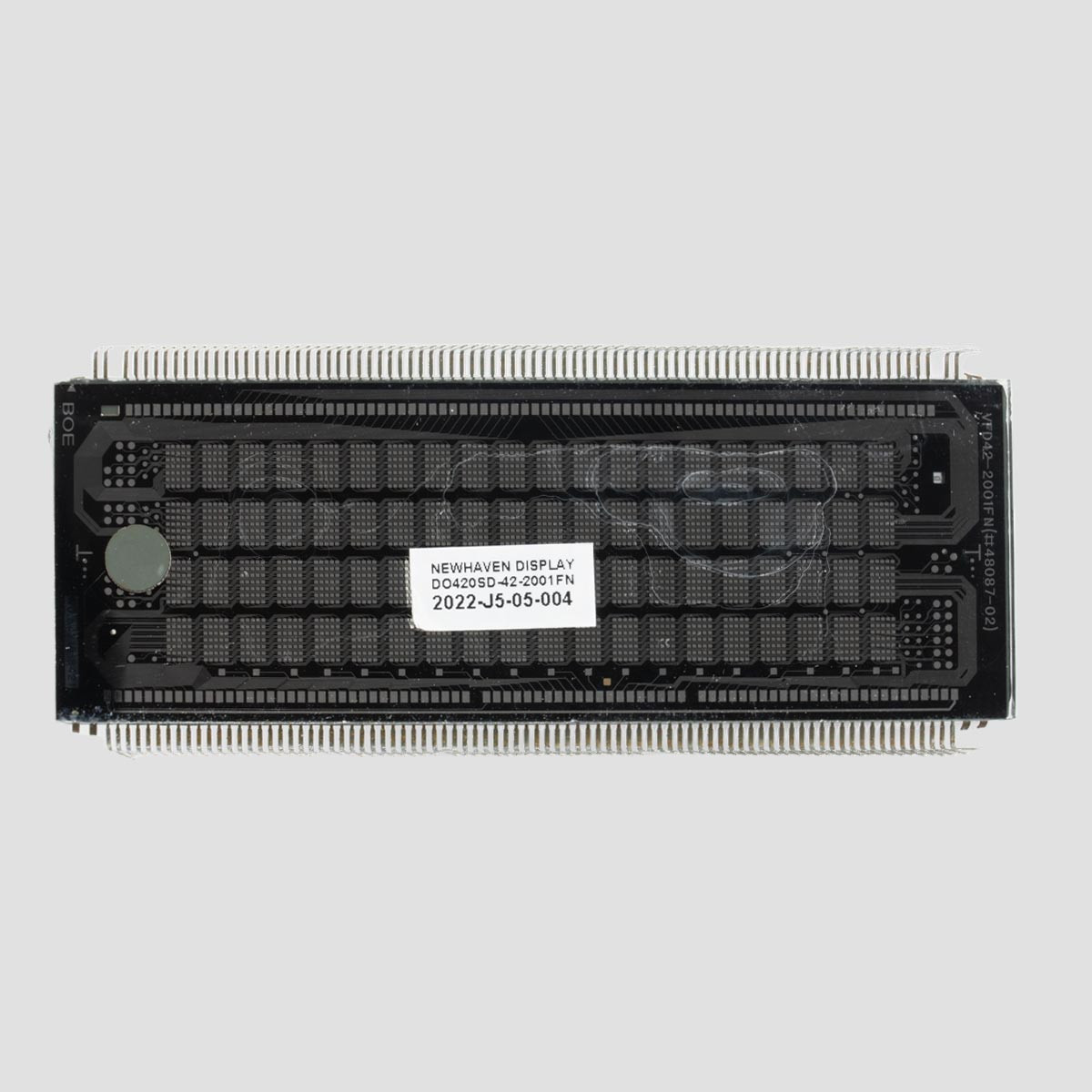 4x20キャラクターVFガラスディスプレイ｜5x7ドットマトリクス