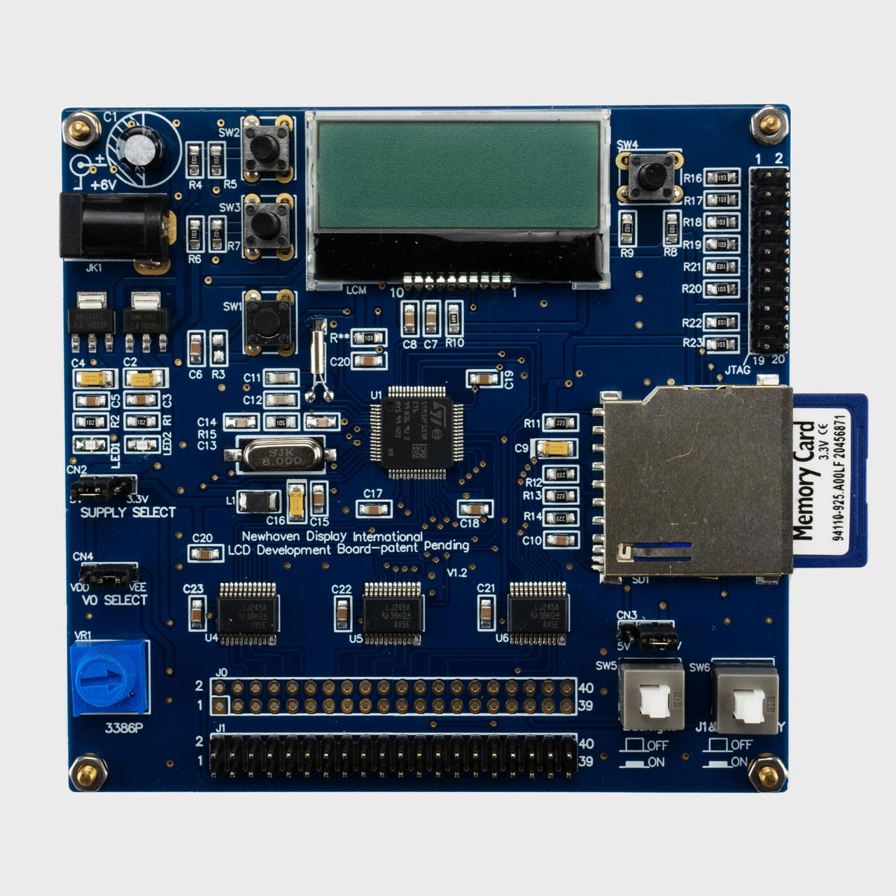 NHDev Development Board Evaluation Tool for Prototyping OLEDs +