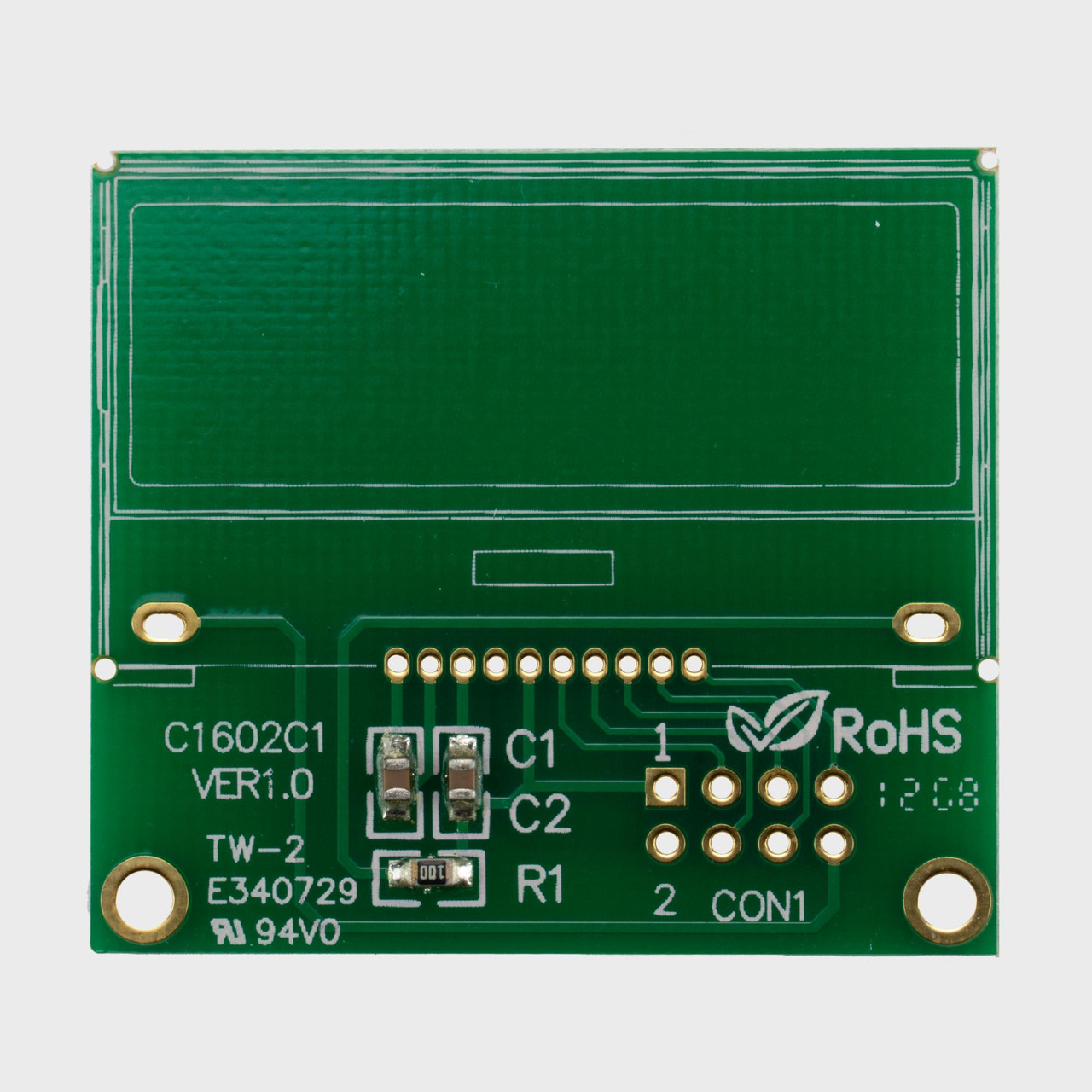 Cページ Thru-hole Breakout Board for 2x16 Character CZ COG