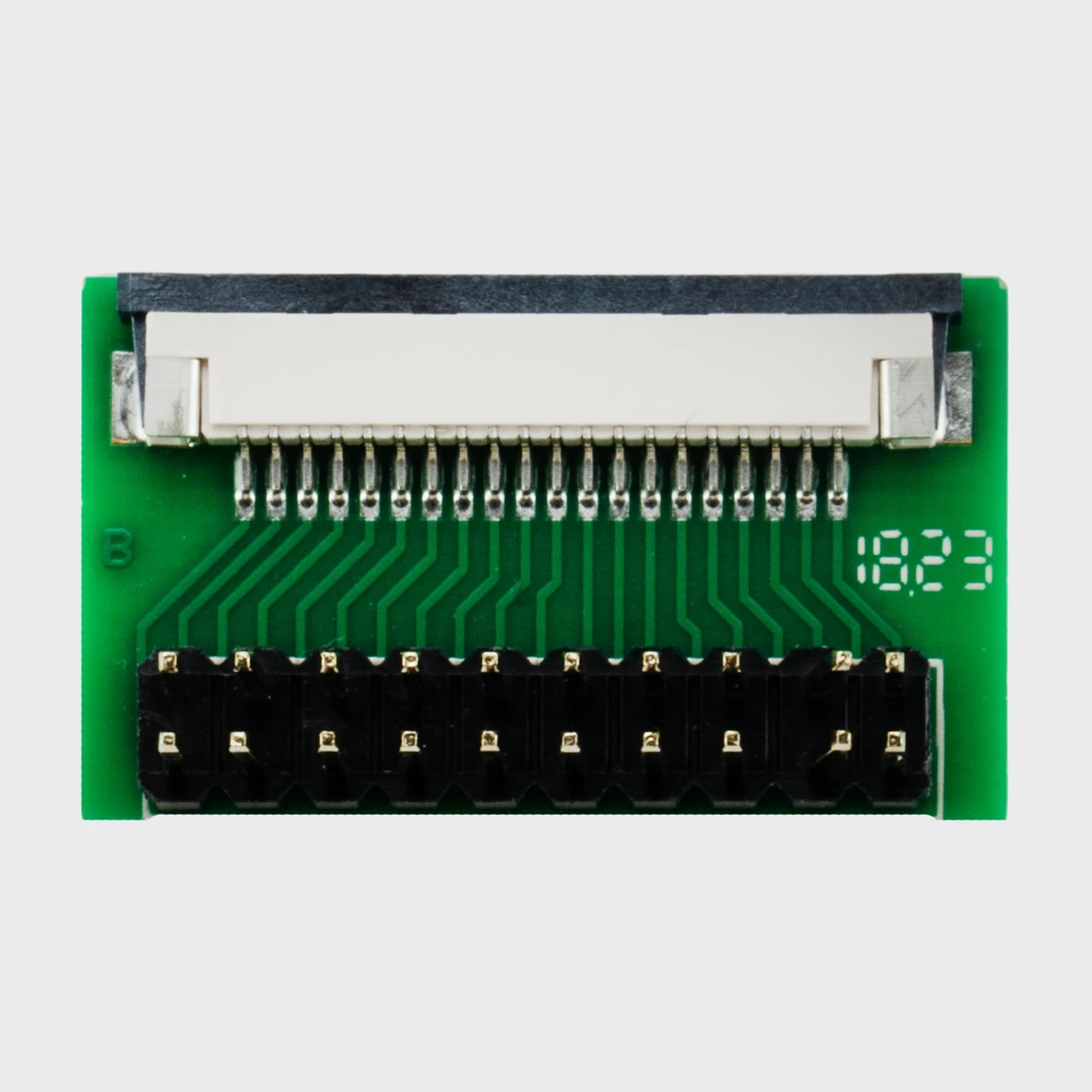 20-Pin 1mm Pitch FFC Connector Breakout Board with 2x10 Pin Header