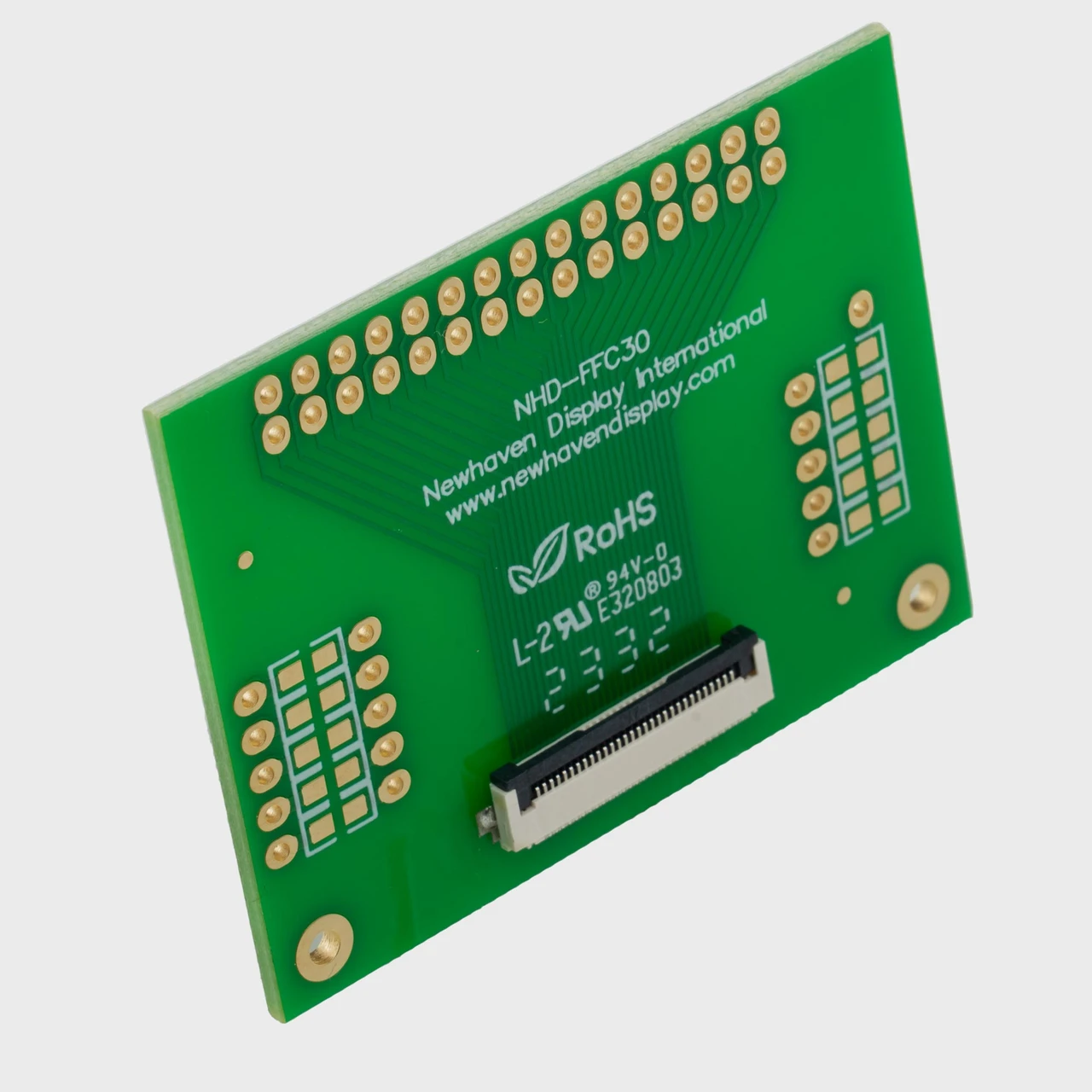 30-Pin 0.5mm Pitch FFC Connector Breakout Board