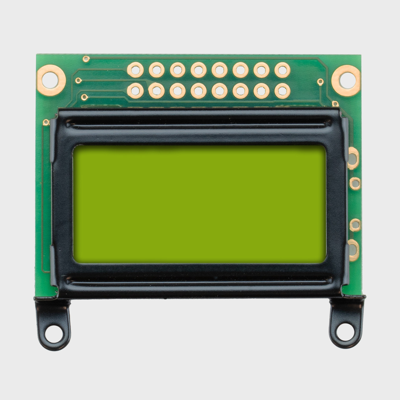 8x2 Character LCD STN+ Yellow/Green Display with No Backlight 3.3V