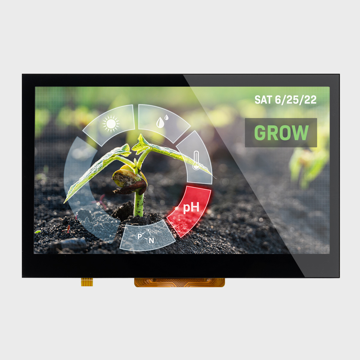 Mページ 4.3 inch 480x272 Resolution IPS TFT LCD + Capacitive Touchscreen