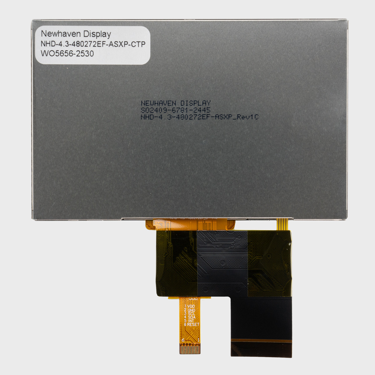 4.3 inch 480x272 Resolution IPS TFT LCD + Capacitive Touchscreen