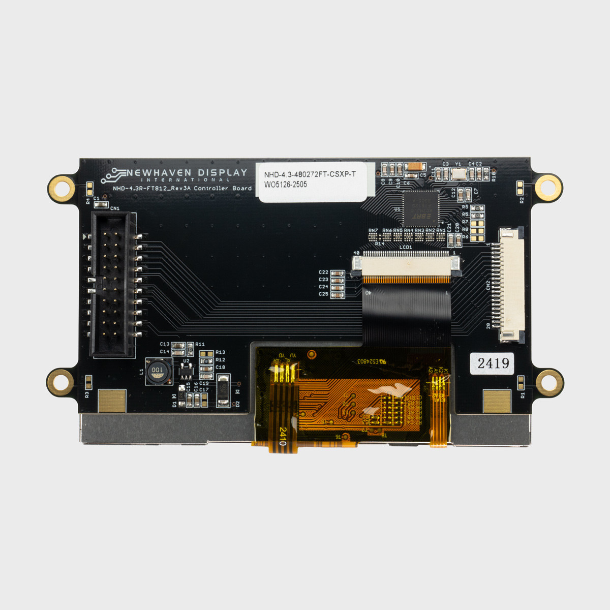 4.3 inch IPS 480x272px EVE Resistive TFT
