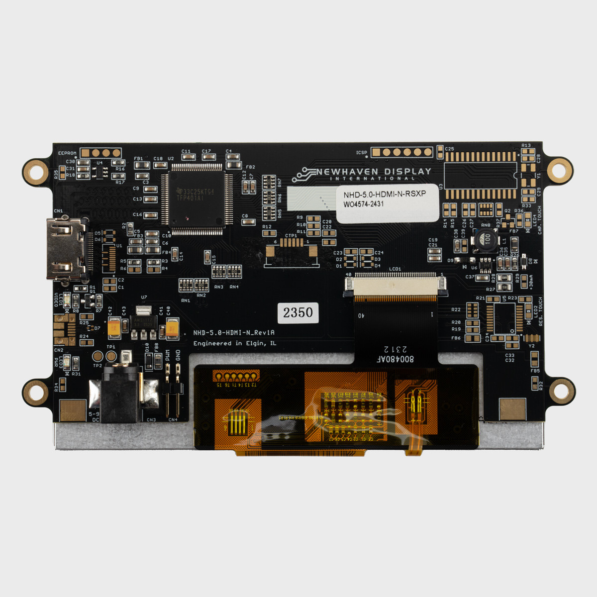 5インチ IPS 800x480解像度 HDMI TFT LCDモジュール