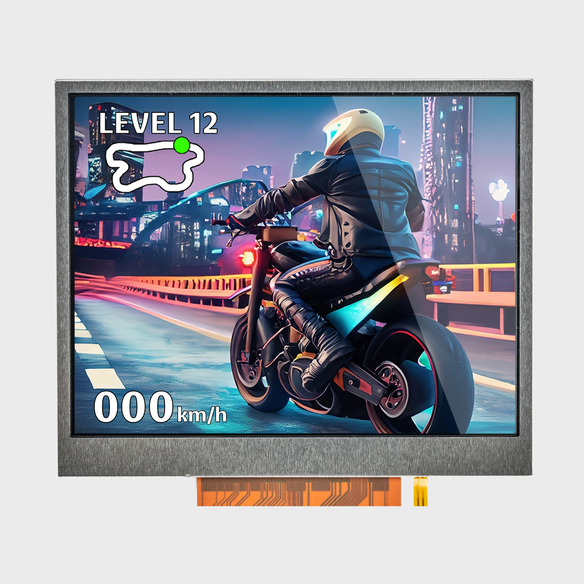 3.5 inch IPS High Resolution TFT LCD + MIPI DSI Interface